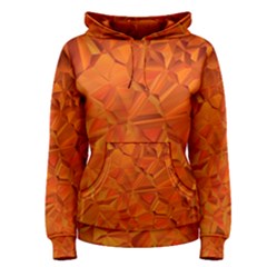 Low Poly Polygons Triangles Women s Pullover Hoodie by Simbadda