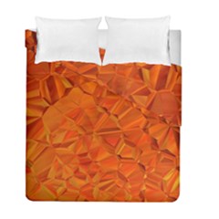 Low Poly Polygons Triangles Duvet Cover Double Side (full/ Double Size) by Simbadda