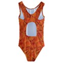 Low Poly Polygons Triangles Kids  Cut-Out Back One Piece Swimsuit View2