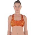 Low Poly Polygons Triangles Cross Back Hipster Bikini Top  View1