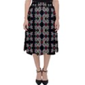 Pattern Black Background Texture Art Classic Midi Skirt View1