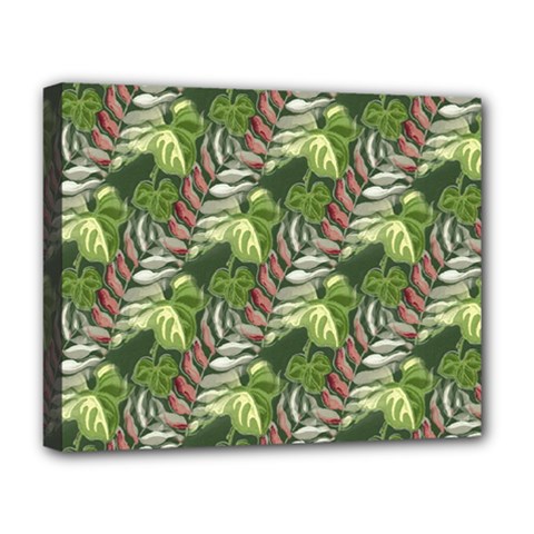 Leaves Seamless Pattern Design Deluxe Canvas 20  X 16  (stretched) by Simbadda