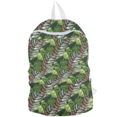 Leaves Seamless Pattern Design Foldable Lightweight Backpack by Simbadda