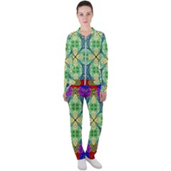 Flower Design Design Artistic Casual Jacket And Pants Set by Simbadda