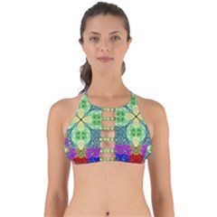 Flower Design Design Artistic Perfectly Cut Out Bikini Top