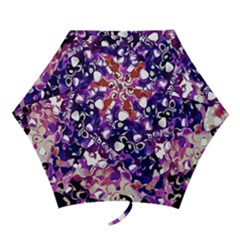 Paint Texture Purple Watercolor Mini Folding Umbrellas by Simbadda