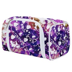 Paint Texture Purple Watercolor Toiletries Pouch