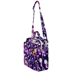 Paint Texture Purple Watercolor Crossbody Day Bag