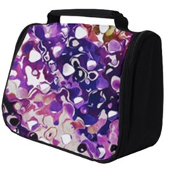 Paint Texture Purple Watercolor Full Print Travel Pouch (big) by Simbadda