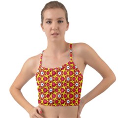 Pattern Colorful Modern Color Mini Tank Bikini Top