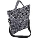 Fabric Design Pattern Color Fold Over Handle Tote Bag View1