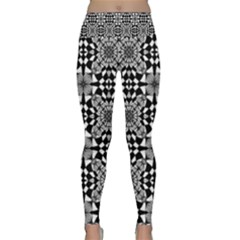 Fabric Design Pattern Color Lightweight Velour Classic Yoga Leggings by Simbadda