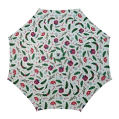 Christmas Background Golf Umbrellas by Simbadda