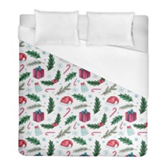 Christmas Background Duvet Cover (full/ Double Size) by Simbadda