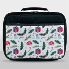 Christmas Background Lunch Bag by Simbadda