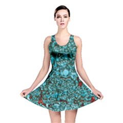 Background Organic Pattern Alie Reversible Skater Dress by Simbadda