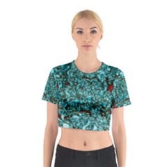 Background Organic Pattern Alie Cotton Crop Top by Simbadda