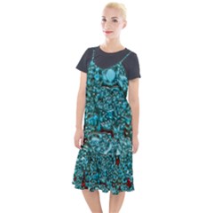 Background Organic Pattern Alie Camis Fishtail Dress by Simbadda