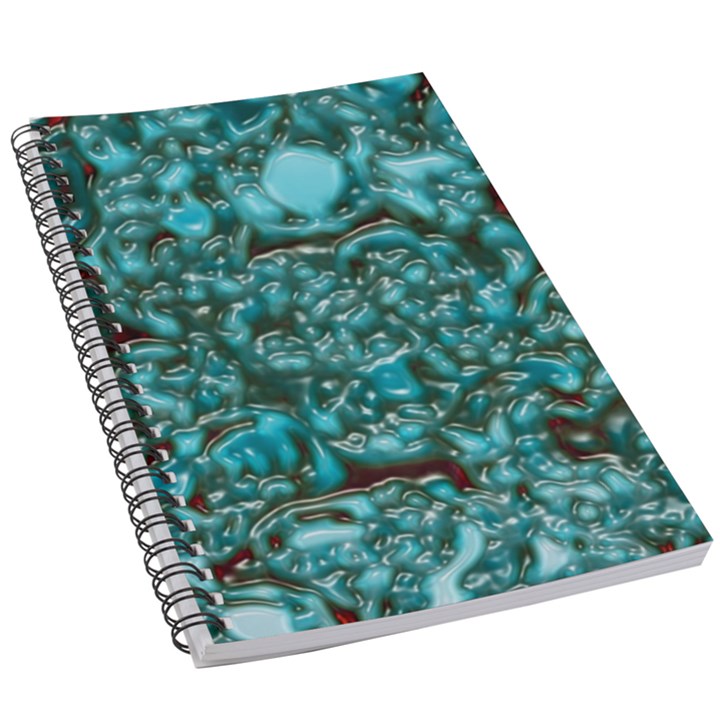 Background Organic Pattern Alie 5.5  x 8.5  Notebook