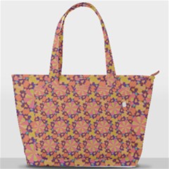 Pattern Decoration Abstract Flower Back Pocket Shoulder Bag  by Simbadda