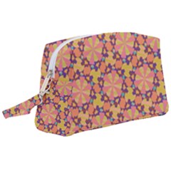 Pattern Decoration Abstract Flower Wristlet Pouch Bag (large) by Simbadda