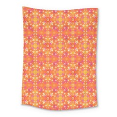  Pattern Abstract Orange Medium Tapestry by Simbadda