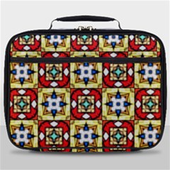 Church Pattern Church Texture Full Print Lunch Bag by Simbadda