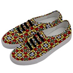 Church Pattern Church Texture Men s Classic Low Top Sneakers by Simbadda