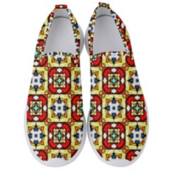 Church Pattern Church Texture Men s Slip On Sneakers by Simbadda