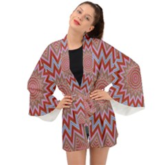 Abstract Art Abstract Background Long Sleeve Kimono