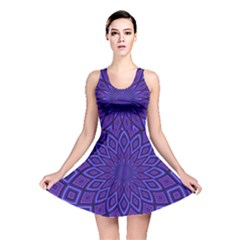 Kaleidoscope Abstract Background Reversible Skater Dress by Simbadda