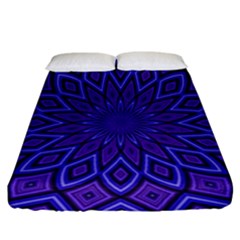 Kaleidoscope Abstract Background Fitted Sheet (california King Size) by Simbadda