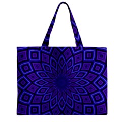 Kaleidoscope Abstract Background Zipper Mini Tote Bag by Simbadda