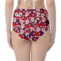 Nicholas Santa Christmas Pattern Classic High-Waist Bikini Bottoms View2