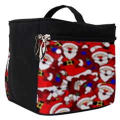 Nicholas Santa Christmas Pattern Make Up Travel Bag (Small)