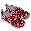 Nicholas Santa Christmas Pattern Kids  Velcro No Lace Shoes View3