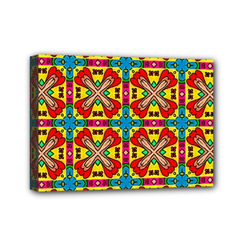 Seamless Pattern Tile Tileable Mini Canvas 7  X 5  (stretched) by Simbadda