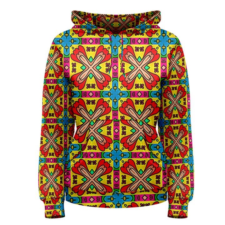 Seamless Pattern Tile Tileable Women s Pullover Hoodie