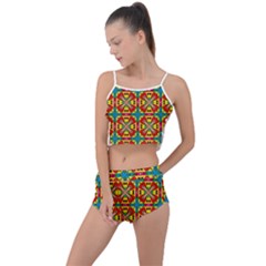 Seamless Pattern Tile Tileable Summer Cropped Co-ord Set