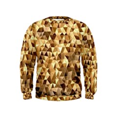 Pattern Fabric Shape Abstract Kids  Sweatshirt by Simbadda