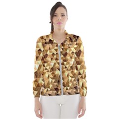 Pattern Fabric Shape Abstract Women s Windbreaker