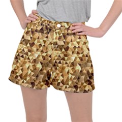 Pattern Fabric Shape Abstract Ripstop Shorts by Simbadda