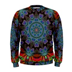 Abstract Art Blue Orange Men s Sweatshirt