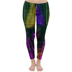 Data City Large Fiction Digital Classic Winter Leggings