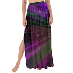 Data City Large Fiction Digital Maxi Chiffon Tie-up Sarong by Simbadda