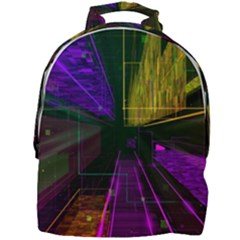 Data City Large Fiction Digital Mini Full Print Backpack by Simbadda