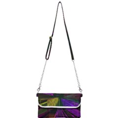 Data City Large Fiction Digital Mini Crossbody Handbag by Simbadda