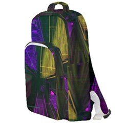 Data City Large Fiction Digital Double Compartment Backpack by Simbadda