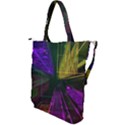 Data City Large Fiction Digital Shoulder Tote Bag View2