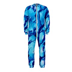 Hydrangea Blue Petals Flower Onepiece Jumpsuit (kids)